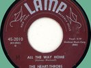 HEART-THROBS So Glad / All the Way Home 45rpm Lamp 1957 NOLA