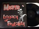 MISFITS Legacy Of Brutality rare TEXT Label Lp, Cd Danzig Samhain Graves Doyle