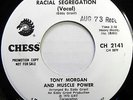 TONY MORGAN & MUSCLE POWER 45 Racial Segregation CHESS Funk SOUL Promo #585
