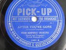 FRANK HUMPHRIES' ORCH. After You've Gone LOUIS ARMSTRONG sound-alike 78 w2 HEAR
