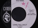 KINKS: Long Tall Sally / I Took My Baby Home 45 (dj, w/ company sleeve, promo s