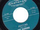 Ultra rare rocker. The Rangers - Justine/Reputation (Original Pressing)