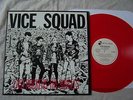 VICE SQUAD - LAST ROCKERS THE SINGLES   RARE RED VINYL     EX