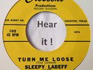 Rockabilly; Sleepy LaBeff (LaBeef); Turn Me Loose on CRESCENT rare reissue