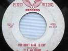 TY B & JOHNNY you don't have to cry Meaner than an alligator ROCKABILLY 45 w348