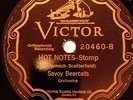 HOT  JAZZ : SAVOY BEARCATS Victor 20460 HOT NOTES/Stampede E to E-