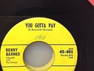 BENNY BARNES YOU GOTTA PAY  STARDAY ORIGINAL RARE ROCKABILLY 45
