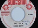 Reggae 45 DENNIS BROWN Let Love In SUN SHOT HEAR