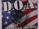 D.O.A.: Live Free Or Die  LP Sealed (limited edition of 1000 on red vinyl, titl