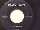 BILLY BARTON CRAZY LOVER RARE ORIGINAL VG++  ROCKABILLY 45 NO LABEL LISTED