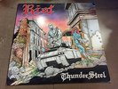 RIOT thunder steel LP Record 1988 RARE PROMO vg