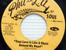 CAROLYN VEAL 45 Your Love is Like a Chain Around My Heart PHIL LA #348