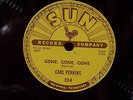 RARE ROCKABILLY Carl Perkins 'Gone Gone Gone' 1956 SUN Label 78 RPM Mint-