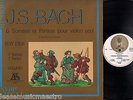 DEVY ERLIH volume 1 bach 6 sonates et partitas RARE FRENCH ADES 13.054 LP