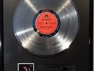 Jimi Hendrix Hendrix in the west platin Schallplatte goldene gold record