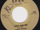 NORTHERN SOUL 45 RPM - LENIS GUESS on S.P.Q.R.  RECORDS