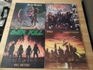 OVERKILL Feel The Fire Megaforce Anthrax I'm the Man Grim Reaper see you in hell