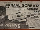 PRIMAL SCREAM   AUTHENTIC ORIGINAL CONCERT POSTER   PLYMOUTH ZIGGYS 23 JUNE 1985
