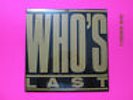 THE WHO - Who's Last LP Vinyl Record 33rpm EX+     NEW     