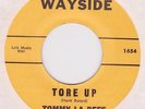 Tommy (Sleepy) La Beef Tore Up Rare 1970s Rockabilly Repro 45