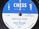 Hear Blues 78 Jimmy Rogers - That'S All Right / Ludella On Chess