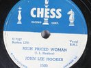 Hear Blues 78 John Lee Hooker - High Priced Woman / Union Station Blues On Ches