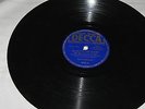 Judy Garland, Decca #4081, The End Of The Rainbow/Blues In The Night. 78rpm,VG+.