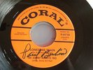 JOHNNY BURNETTE TRIO LONESOME TRAIN  M- CORAL ORIGINAL ROCKABILLY 45 AUTOGRAPHED