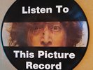 John Lennon 'Listen To This Picture Record' Promo 12 Inch Picture Disc, Beatles