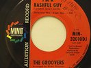 THE GROOVERS-I'M A BASHFUL GUY /JUST GO FOR ME-NORTHERN 45 on MINIT  Strong VG+