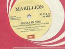 MARILLION   MEGA  RARE  1989  SOUTH AFRICA  PROMO  45   HOOKS IN YOU