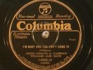 Irene Gibbons & Clarence Williams' Jazz Band (w. King Oliver) Columbia 14362, E-