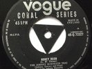 JOHNNY BURNETTE TRIO - Honey Hush / Lonesome Train - UK VOGUE -- RARE 7