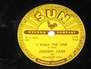I walk the line / Get rhythm   Johnny Cash & Tennessee Two   SUN  1956  78 