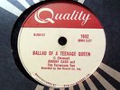 JOHNNY CASH Ballad Of A Teenage Queen / Big River 78 Quality Canada rockabilly