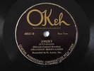 PRE WAR JAZZ Arcadian Serenaders-Angry/You Gotta Know How OKEH 40517