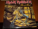 IRON MAIDEN - PIECE OF MIND , PORTUGAL LP GATEFOLD RARE DUNE TRACK