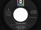 Crossover Soul 45 CHARLES MANN It's All Over/Very Lonely HEAR ABC Rare
