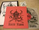 rare BATTLE RUINS LP on CLEAR VINYL boston strangler hardcore oi rac kbd schism
