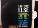 orig CANNONBALL ADDERLEY / MILES DAVIS SOMETHIN' ELSE BLUE NOTE LP NY RVG mint