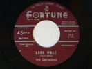 The Catalinas (inst.45) LONG WALK / DESTRUCTION   Fortune VG rock