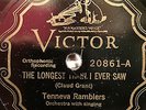 TENNEVA RAMBLERS GRANT BROTHERS VICTOR 20861 COUNTRY 78 RPM RECORD E-/V+