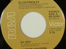 ELVIS PRESLEY- ORIGINAL USA MY BOY-RARER TAN LABEL-LOW START