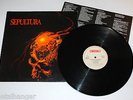 Sepultura 'Beneath The Remains' 1st Press Dutch '89 Orig. LP + Lyrics Inner VG
