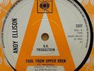 ANDY ELLISON - FOOL FROM UPPER EDEN ORIG UK CBS 45 DEMO