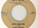 LENIS GUESS Just Ask Me SPQR NORTHERN SOUL 45 STYRENE STAMPED