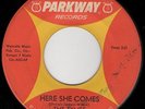 The Tymes - Here She Comes on Parkway