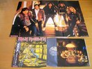 IRON MAIDEN - PIECE OF MIND Japan obi  poster COMPLETED