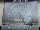 Uriah Heep - Outsider Gatefold White Vinyl Handsigniert Autogramme rar