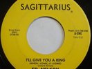 CROSSOVER SOUL FUNK 45 ED. NELSON I'LL GIVE YOU A RING SAGITTARIUS,RARE;HEAR